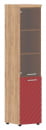 Шкаф колонка комбинированная с топом (левый) Torr LUX TLHC 42.2 L Дуб Бофорд Красный_8