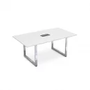 Стол переговорный GLOSS LINE НСП-О.938 Белый Премиум_0