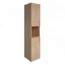 Стеллаж книжный закрытый с нишей без топа YALTA LT-SU 1.5R Снежная Патина_17