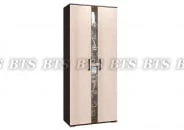 Шкаф двухдверный Флоренция Венге Дуб Атланта_1