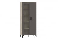 Шкаф комбинированный Марсель НМ 013.51 Софт Графит Дуб Крафт серый_1