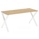 Стол рабочий LOFT VR.L-SRX-4.7 Металл черный Тиквуд светлый_3