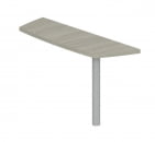 Приставка боковая большая на 1 опоре Wing WN.103.OL.OL Дуб светлый_1