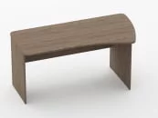 Стол эргономичный Glassy 1.12.16Пр Бук светлый_15