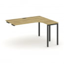 Стол-приставка к опорной тумбе/шкафу (правый) CONCEPT CN.OSAPR-005(R) Дуб Винченцо Антрацит_31