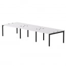 Бенч-система на 6 мест на металлокаркасе Everprof EVO 254S015 (3540) Белый Черный_4