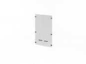 Двери стеклянные LEMO L-022 Прозрачные тонированные серые_10