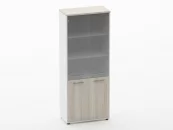 Шкаф 4 широкий верх стеклянные двери Deka 10.19.171 Туя/Белый_53