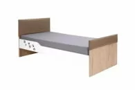 Кровать Хаски 31 Дуб Ирландский Мокко Белый_1