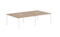 Бенч-система 4-местная EDIS EUWST 2716 Дуб Денвер светлый Белый_80