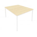 Рабочая станция на металлокаркасе SLIM SYSTEM С.СП-4.3 Клен-Белый_3