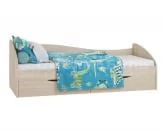 Кровать 800 с ящиками Пионер Кр15 Дуб сонома_1