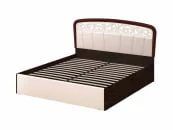 Кровать с подъемным механизмом 180*200 Катрин 92.22 Дуб венге Белый песок Санчо крем_7