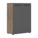 Шкаф с глухими средними дверьми MORRIS TREND MMC 85.1 Антрацит Кария Пальмира_12