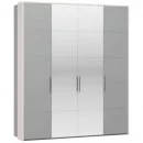 Шкаф четырехстворчатый Вива ШР-4 с зеркалом Белый Белый глянец_5