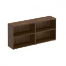 Стеллаж низкий 4-створчатый с топом (без дверей) MARK МК 751 Орех тоскана_1