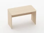 Стол прямой Glassy 1.10.12 Бук светлый_1