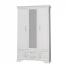 Шкаф трехдверный Грация  ШР-3 с зеркалом Белый_1