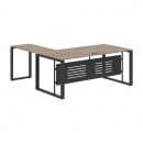 Стол с боковой приставкой ENIO ECT 1819M Кария Пальмира/Антрацит_6