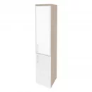 Шкаф высокий узкий правый ONIX O.SU-1.2R(R) white Дуб Аттик/Белый_68