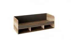 Кровать Пилигрим ТД-276.12.02 Дуб каньон светлый/Серый_3