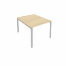 Переговорный стол (1 столешница) Metal System Б.ПРГ-1.1 Акация/Серый_0