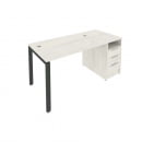 Рабочая станция с опорной тумбой Metal System Б.РС-СТП -1.2 Наварра/Антрацит_10