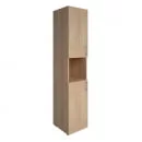 Стеллаж книжный закрытый с нишей без топа YALTA LT-SU 1.5L Снежная Патина_16