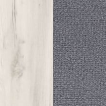 Дуб Крафт белый/Велюр 032