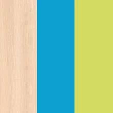 Дуб молочный/Лазурь металлик/Лайм металлик