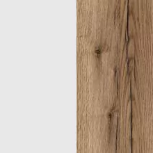 Белый глянец/Дуб Делано