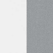 Белый Бриллиант/Серый металл