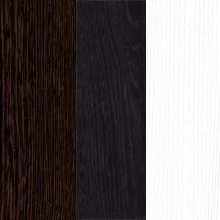 Венге/Смола черная/Смола белая