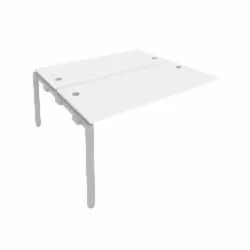 Проходной наборный элемент рабочей станции Метал Сйстем Б.ПРС-СП-2.4 Белый/Серый / Metal System