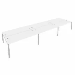 Рабочая станция на 6 раб.места Метал Сйстем Б.СМ-6.5 Белый/Серый / Metal System