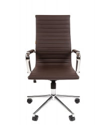 Кресло для руководителя CХАИРМАН 755 экокожа Коричневый / CHAIRMAN