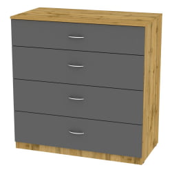 Комод К-93кс90кс45-1-ПО(ДВ-Графит) / K-93x90x45-1-PO(ДВ-Графит)