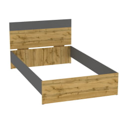 Кровать Алиса(Л18)1247х903х2063(ДВ-Графит) / Алиса(L18)1247х903х2063(ДВ-Графит)