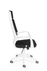 Кресло офисное ИК CКС0898Х Вхите блаcк / IQ CX0898H White black