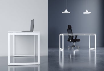 Стол руководителя КСТЕН-К КСКЕТ 169 Белый Антрацит / XTEN-Q XQET