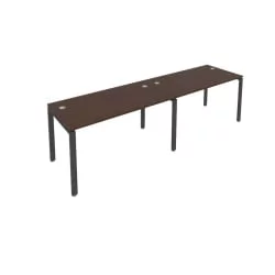Рабочая станция на 2 раб.места Метал Сйстем Б.СМ-2.3 Венге/Антрацит / Metal System