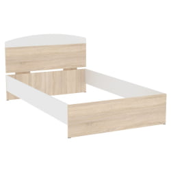 Кровать Алиса(Л22)1247х903х2063(ДСС-Белый) / Алиса(L22)1247х903х2063(ДСС-Белый)