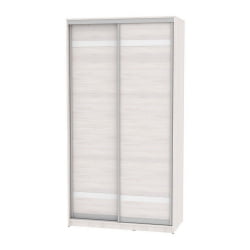 Шкаф-купе белый лдсп Б-220х120х60-3(ЯАС-Д9Д9) / B-220х120х60-3(ЯАС-D9D9)