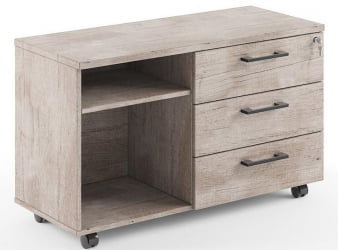 Тумба подкатная Торр ЛУКС ТЛC-3Д.1А Дуб Каньон / Torr LUX TLC-3D.1A