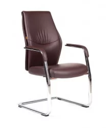 Кресло для посетителя CХАИРМАН ВИСТА  В Коричневое / CHAIRMAN VISTA V