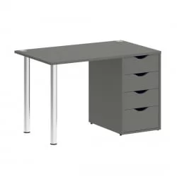 Стол письменный ХОМЕ ОФФИCЕ ВР.СП-3-118.4 Металлик / HOME OFFICE VR.SP-3-118.4