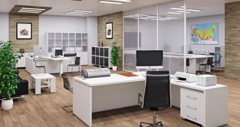 Стол руководителя ЙАЛТА ЛТ-А20 Снежная Патина / YALTA LT-A20