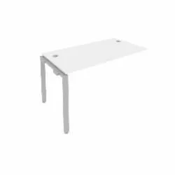 Проходной наборный элемент рабочей станции Метал Сйстем Б.ПРС-СП-1.3 Белый/Серый / Metal System