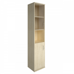 Шкаф высокий узкий левый Рива А.СУ-1.4 Л Клен / Riva