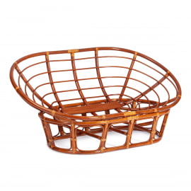 Диван МАМАСАН/МАМАСАН 23/02 В /с подушкой/ 169х102х80 см, Когнаc (коньяк), матрац 182х119 см, ткань серо-бежевая 3М 16/2 / MAMASAN/МАМАСАН W Cognac